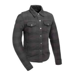 First Manufacturing Women's Sophia  Armored Moto Riding Flannel Zip Up Shirt